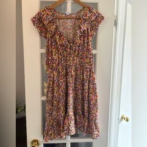 Old Navy Multicolor Floral Dress